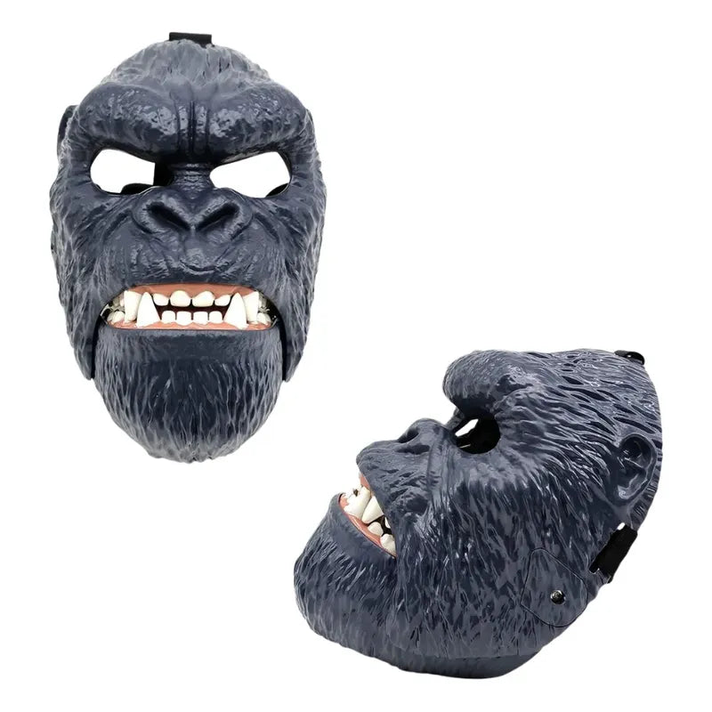Mascara De Gorila Con Sonido King Kong Niños Negro Gorila