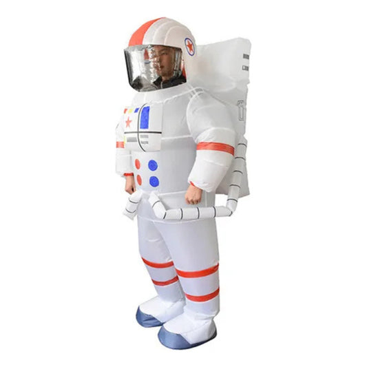 Disfraz Inflable De Astronauta Niño-adulto Blanco Adulto-160-190cm