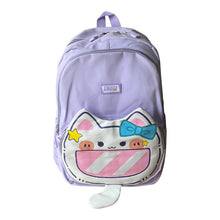 Mochila Escolar Juvenil Kawaii Diseño Gata