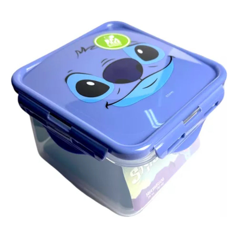 Hermetico Stitch 750 Ml Licencias Infantiles Disney Color Azul Acero