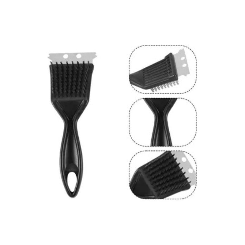 Cepillo Limpia Parrilla Limpiador De Parrilla Con Raspador
