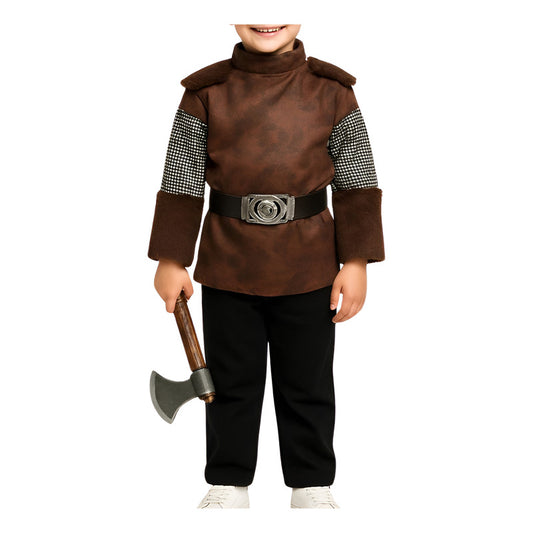 Disfraz De Vikingo Traje Medieval Cosplay Niño Cafe 13-15