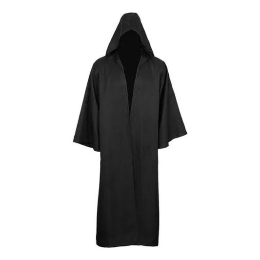 Capa Túnica De Peste Negra Sacerdote Disfraz Cosplay Negro One Size
