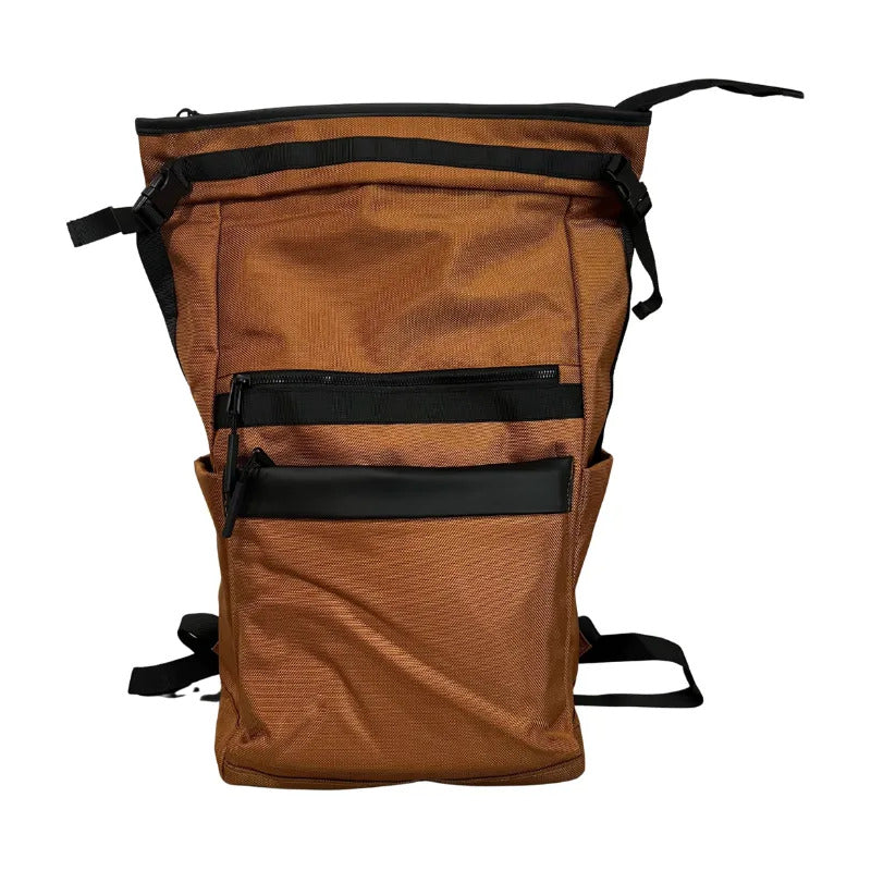 Mochila Roll Top 20l Porta Notebook Café Liso