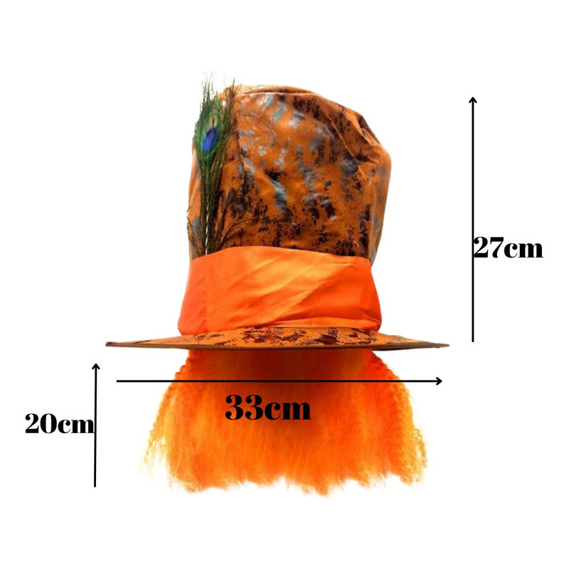 Gorro Cosplay Sombrerero Loco Alicia País De Las Maravillas Café