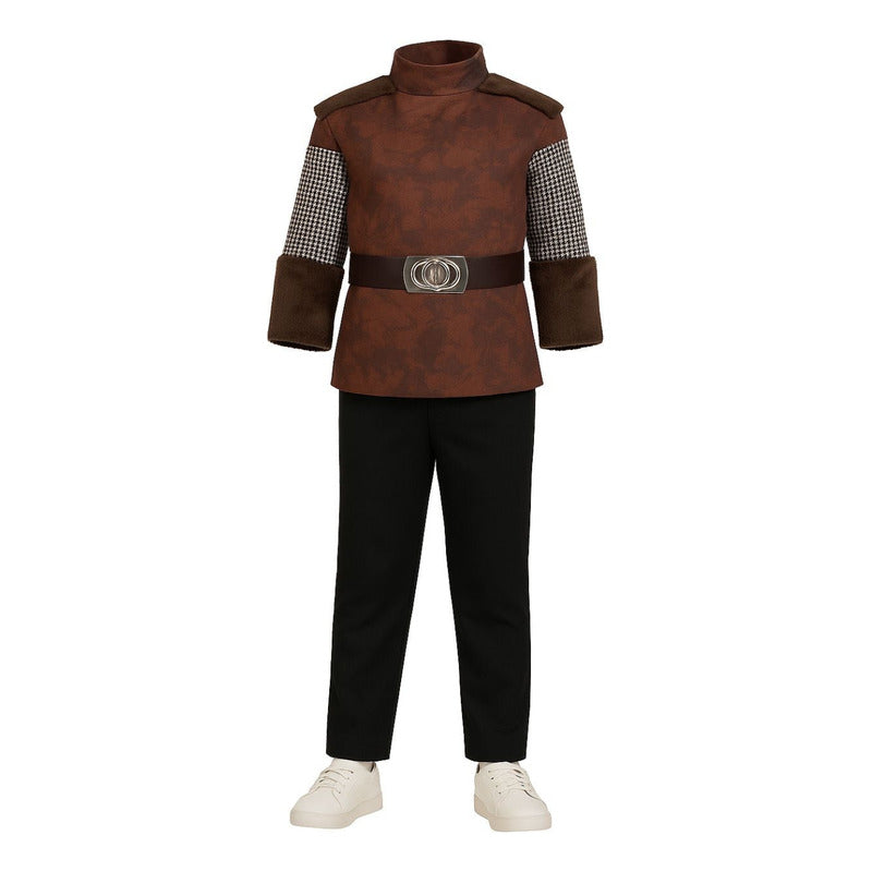 Disfraz De Vikingo Traje Medieval Cosplay Niño Cafe 5-6