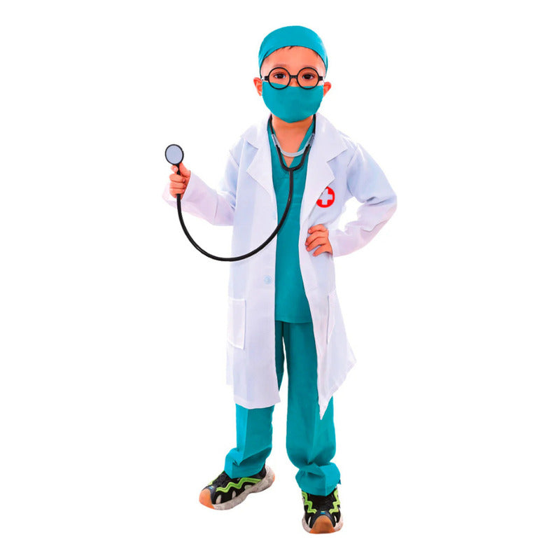 Disfraz Traje Unisex De Doctor Para Niños