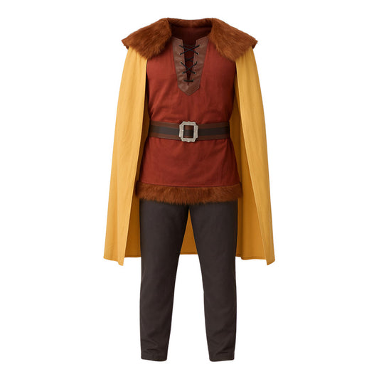 Disfraz De Vikingo Traje Medieval Cosplay Hombre Cafe S