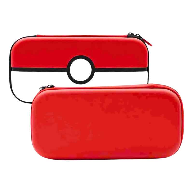Estuche Protector Pokemon Compatible  Nintendo Switch 2 Rojo-blanco