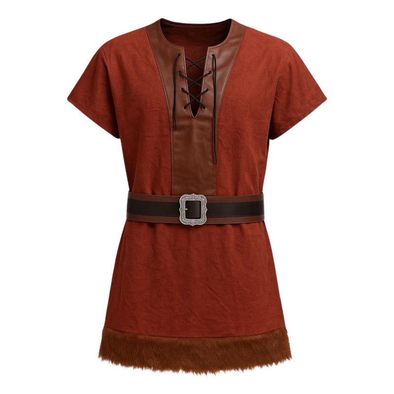 Disfraz De Vikingo Traje Medieval Cosplay Hombre Cafe S