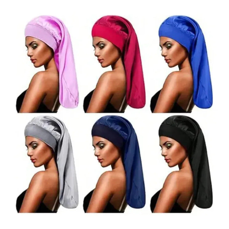Gorro Satén Para Dormir, Suave Para Cabello Largo Surtido