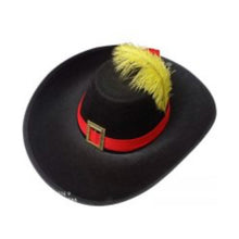 Disfraz Mosquetero O Gato Con Botas Niño Capa + Gorro