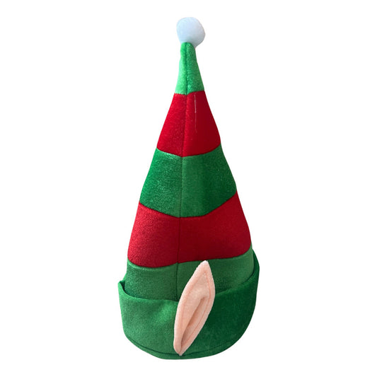 Gorro Elfo Con Orejas-cascabel Navideño