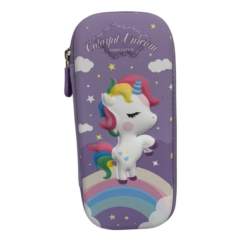 Estuche Escolar Diseño 3d  Organizador Para Niños