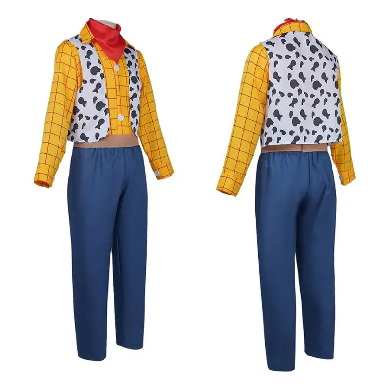 Disfraz De Vaquero Woody Adulto Hombre Amarillo L