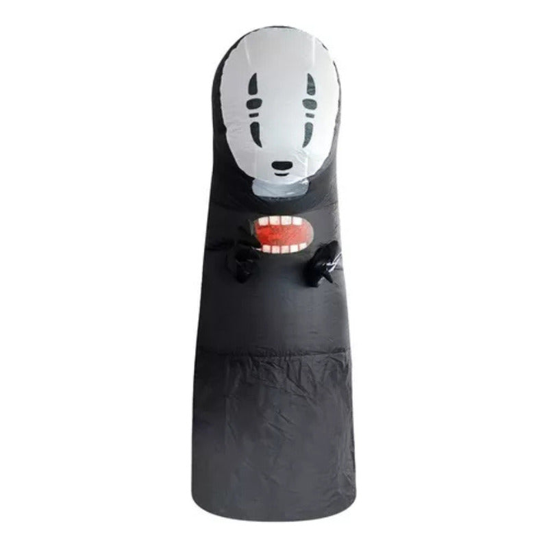 Disfraz Inflable Para Adulto Halloween El Viaje De Chihiro Kaonashi Sin Cara Negro 160-190cm