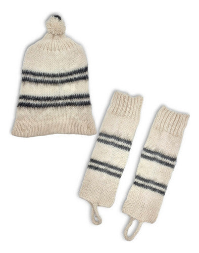 Traje Chilote Adulto Chaleco Gorro Y Polainas S/m/l