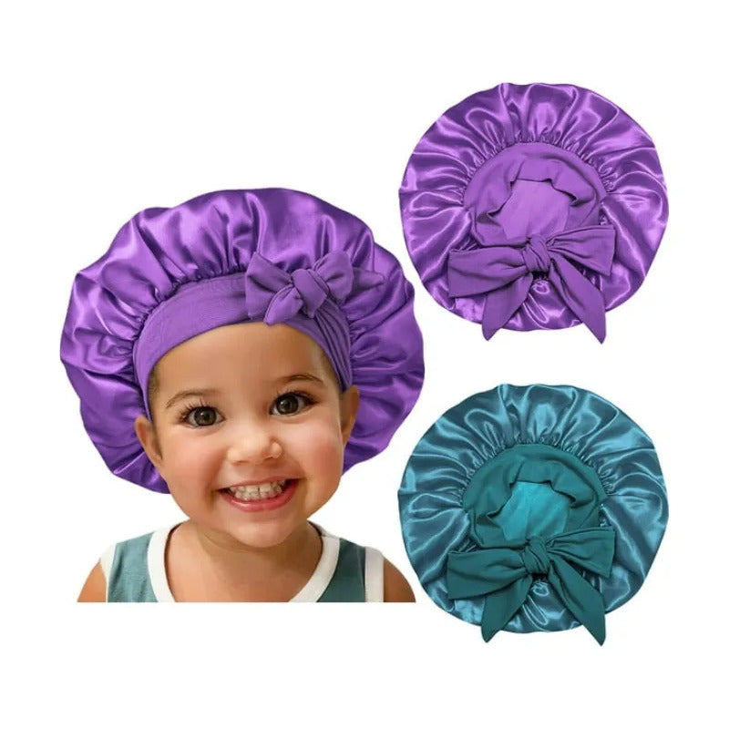 Gorro Satin De Dormir Cabello Rizado Y Liso Niña Surtido