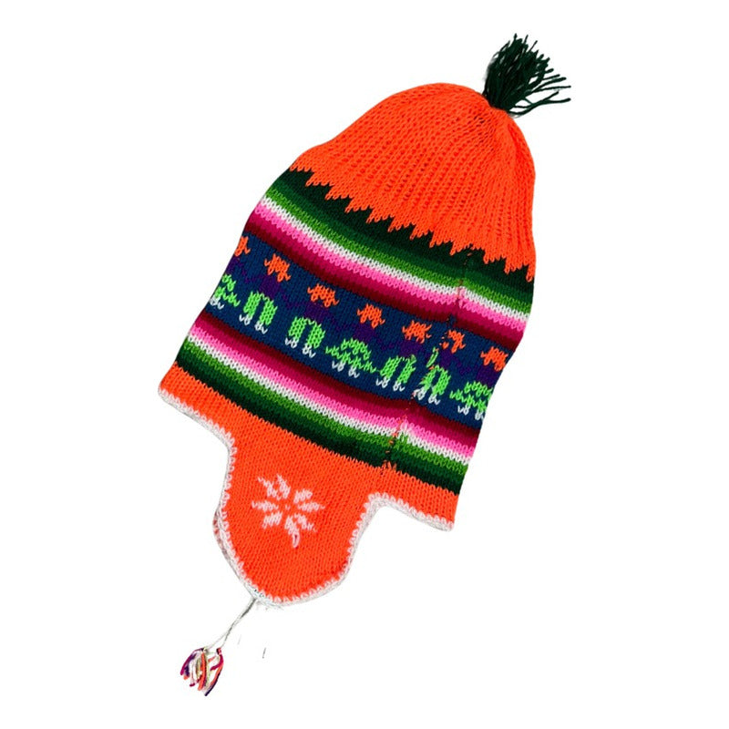 Gorro Chullo Lana  Unisex Multicolor Standar