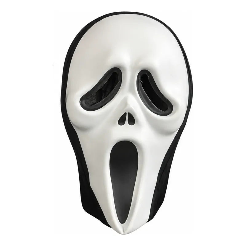 Disfraz Scream Grito Con Túnica Y Máscara Para Halloween Negro M