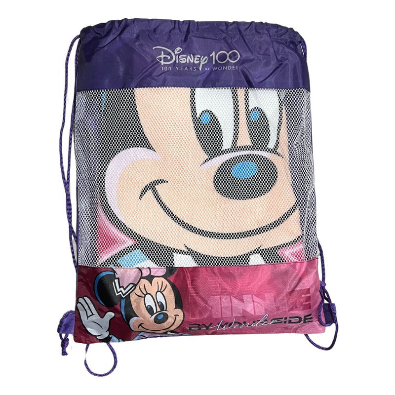 Mochila Toalla Niños Disney Edicion 100 Años Violeta Disney 100 Años