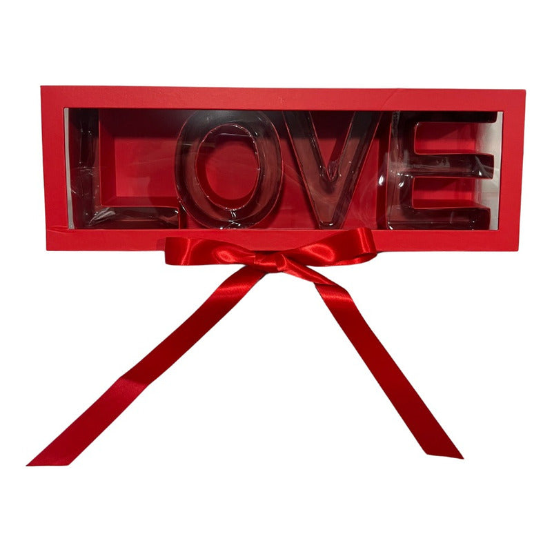 Caja Love Roja 45,5x15,5x9,7cm