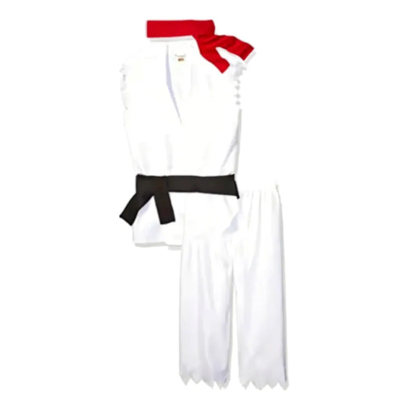 Disfraz Karateka Adulto - Niño Cosplay Blanco-niño 10-12