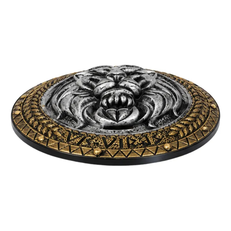 Escudo Leon Medieval Para Cosplay Gris Oscuro Escudo León