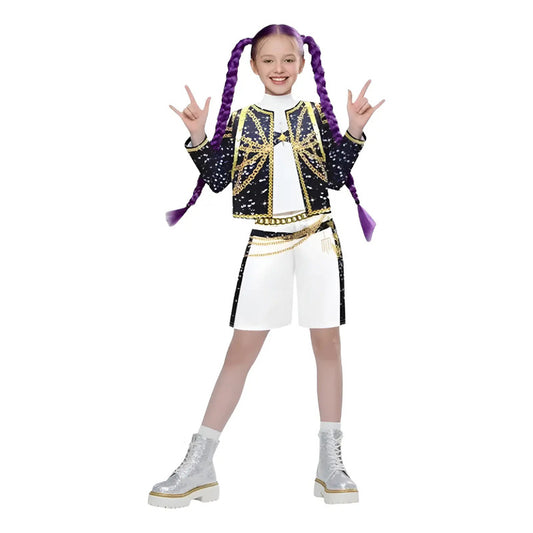 Disfraz Guerreras K-pop Niña Rumi- Golden 3-4