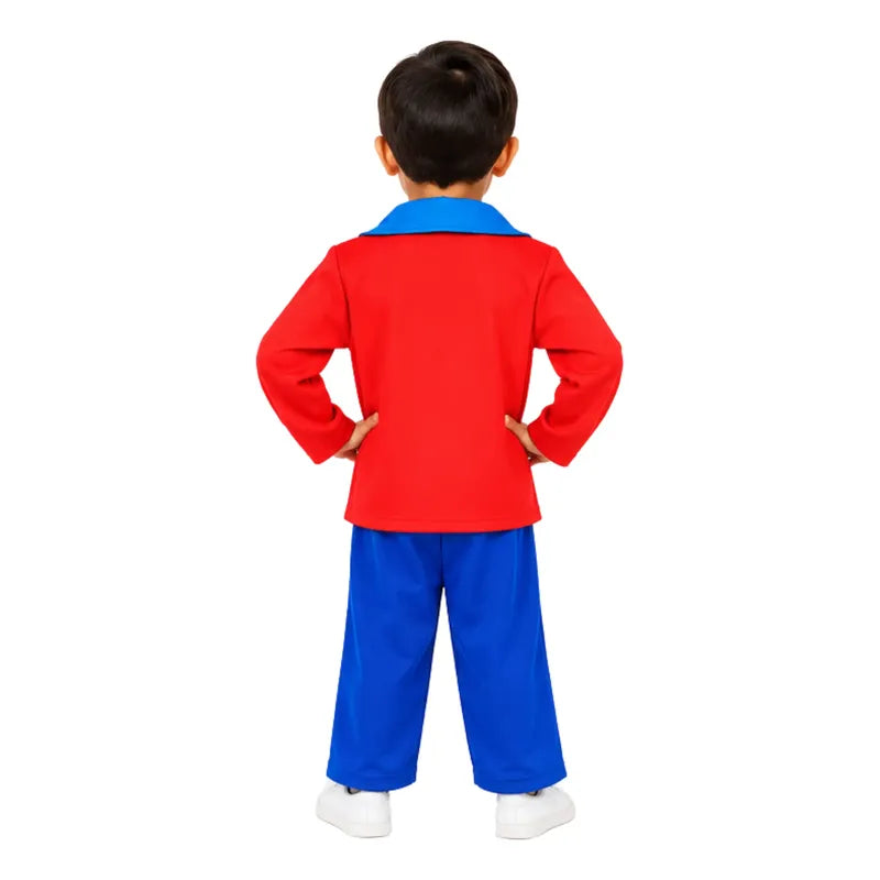 Disfraz Payaso Niño Para Coplay Azul 7-9