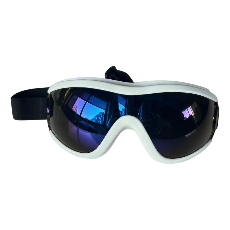 Antiparras Para Nieve Niños Ski Snowboard Blanco Tornasol
