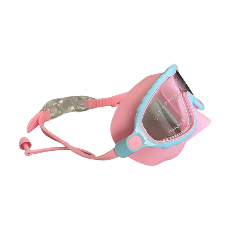 Lentes Natación Niño Gafas De Agua Anti Empañante Unisex Color Rosa