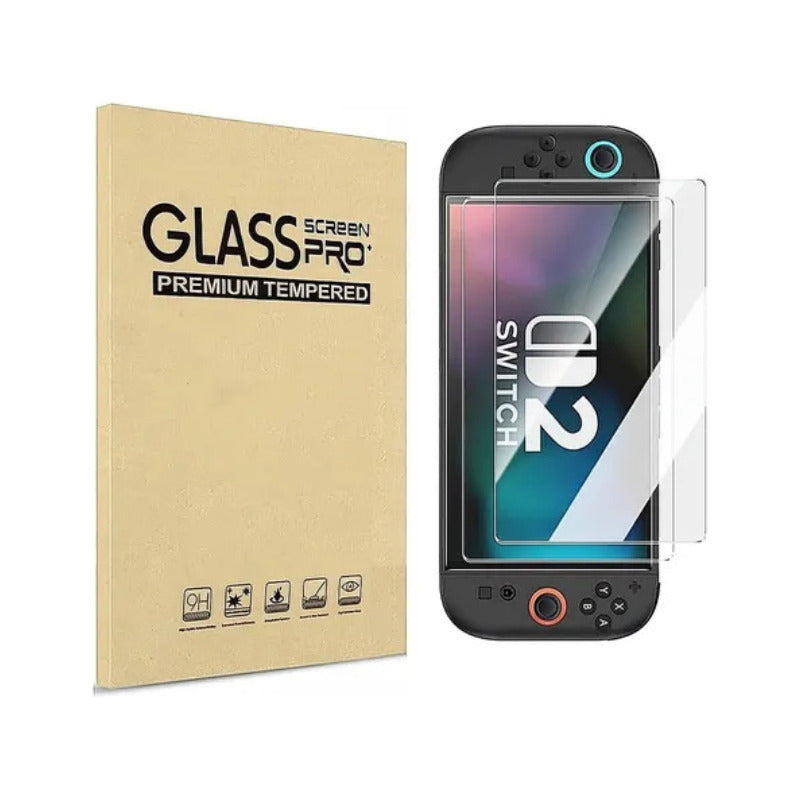 Estuche Protector + Lámina Mica Compatible N-switch 2 Negro/ Celeste Naranjo