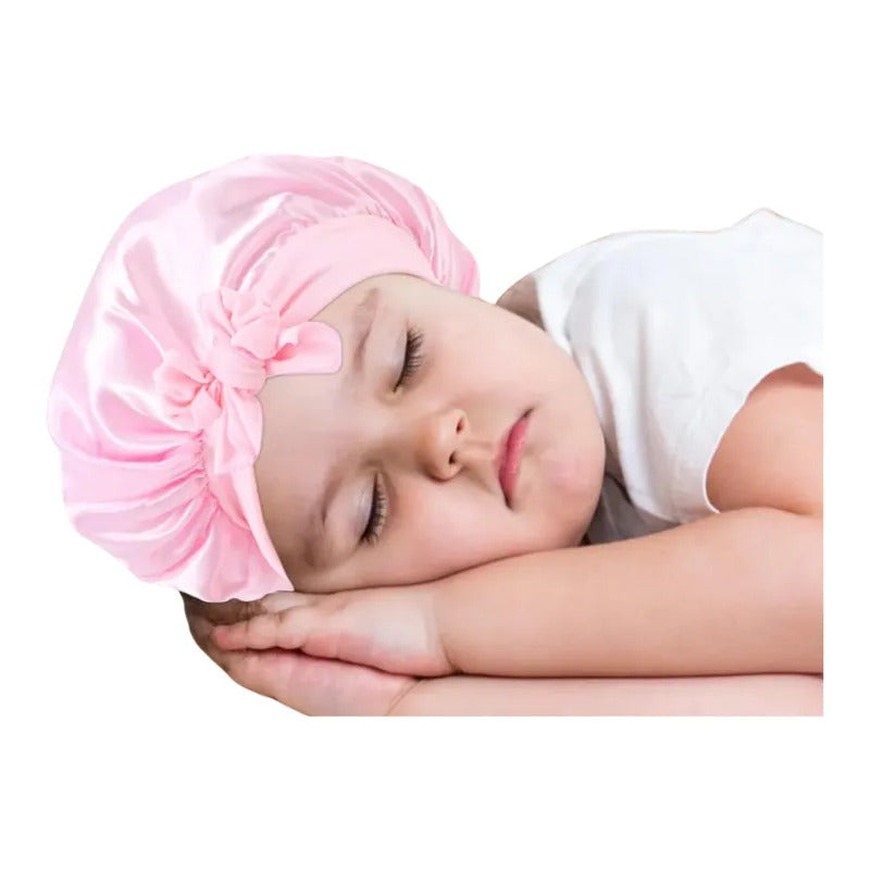 Gorro Satin De Dormir Cabello Rizado Y Liso Niña Surtido