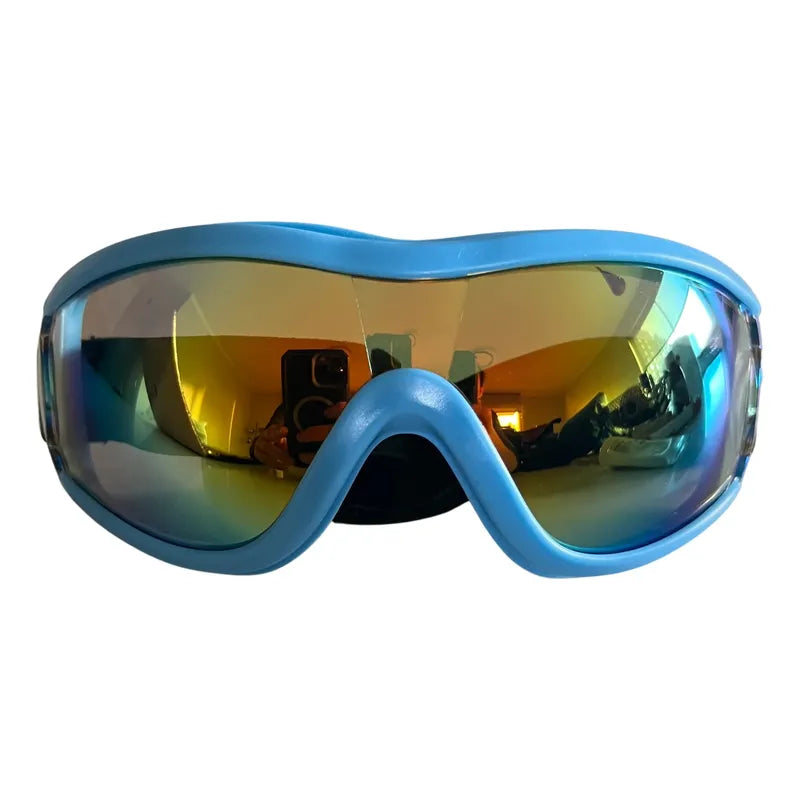 Antiparras Para Nieve Niños Ski Snowboard Celeste Tornasol