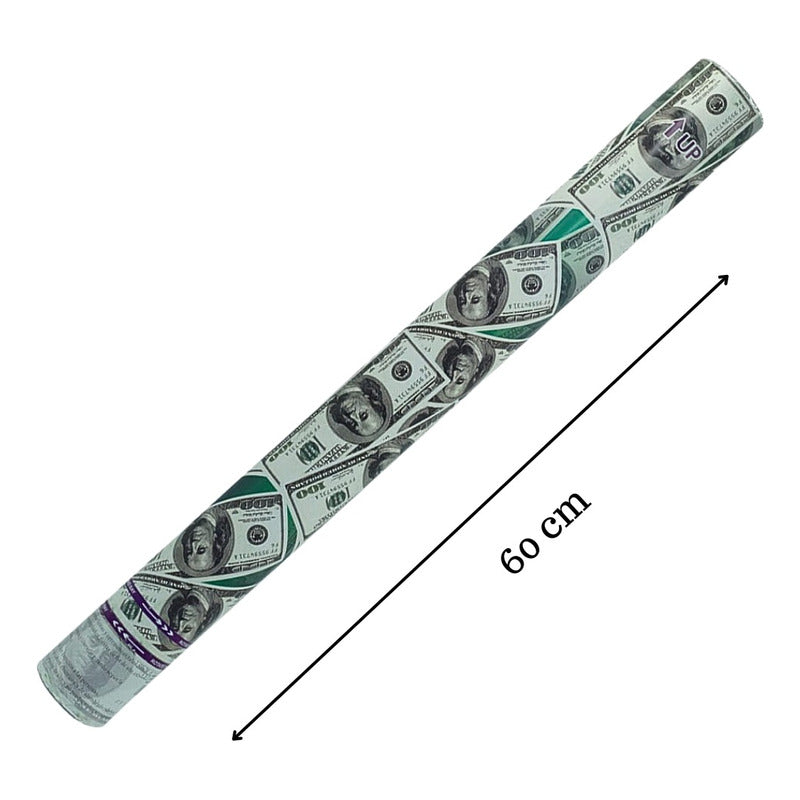 Lanza Confeti Dolar Falso Cotillon Año Nuevo Fiestas 60 Cm