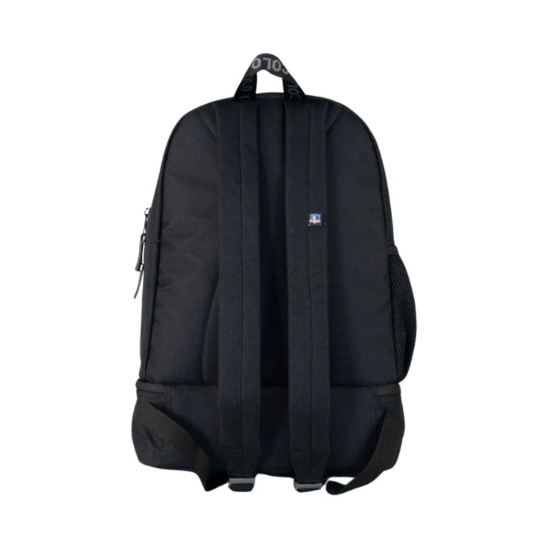 Pack Mochila Estuche Lonchera Equipos Futbol Fanaticos Negro Colo-colo