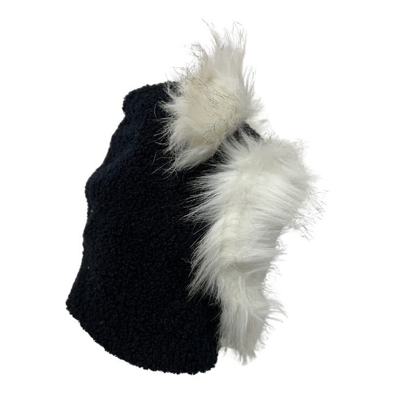 Gorro De Invierno Proteccion Frio Oso Peludito Niños