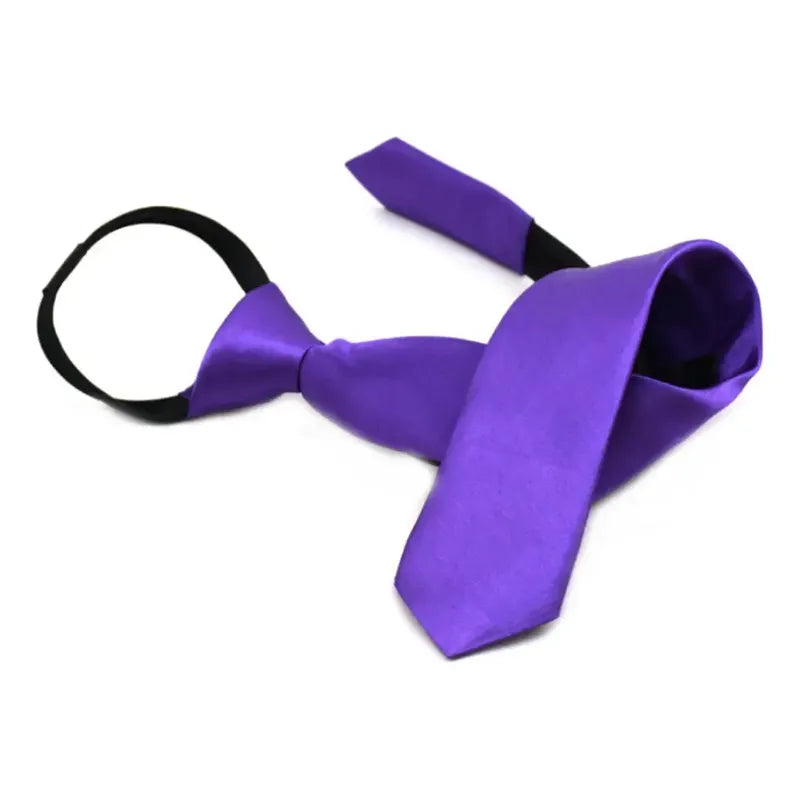 Corbata Violeta Lisa Para Disfraz 36 Cm
