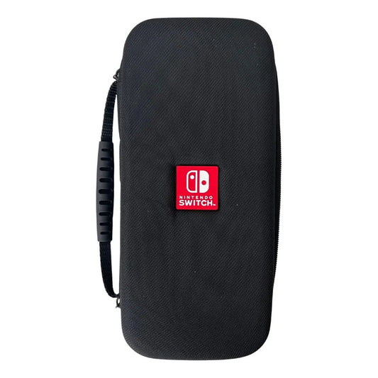 Estuche Protector Duro Compatible N Switch Oled Logo Negro