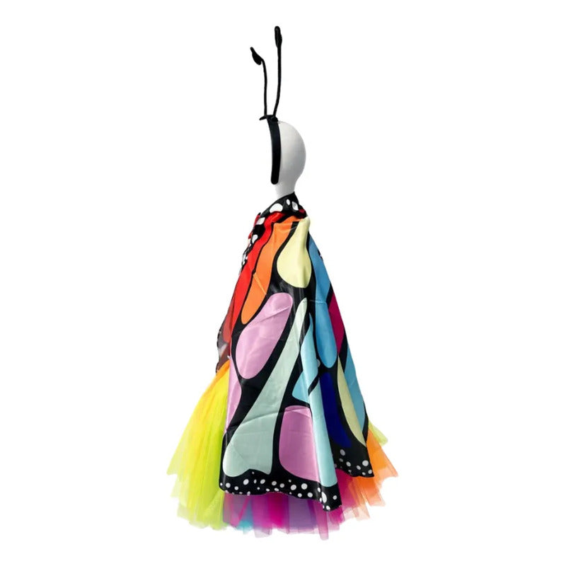Disfraz De Mariposa Cosplay Para Niñas Multicolor 7-9