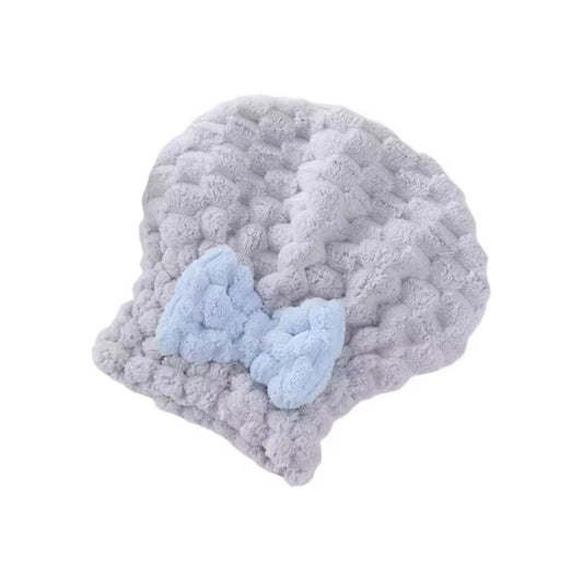 Gorro Toalla Microfibra Para Secar Cabello Ducha Color Variado Lisa