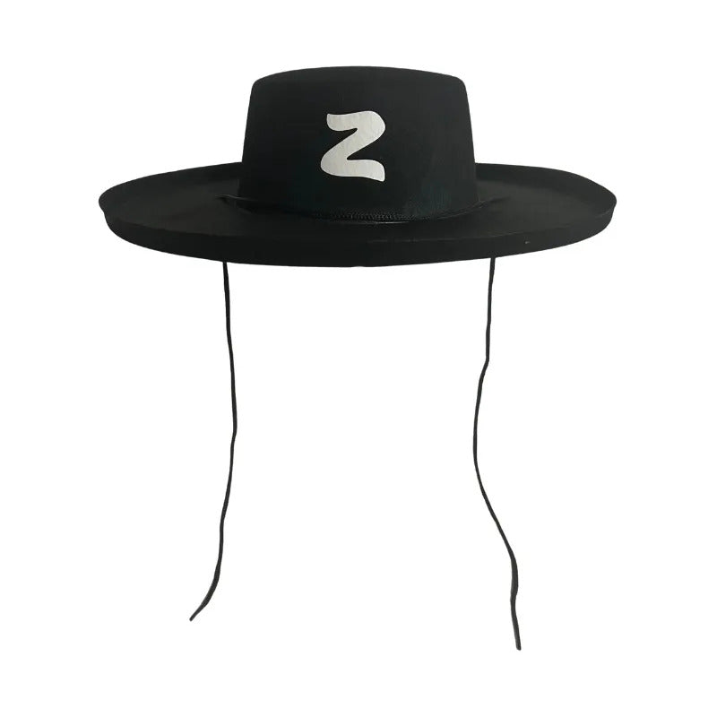 Sombrero De El Zorro Accesorio Cosplay Negro One Size Lisa