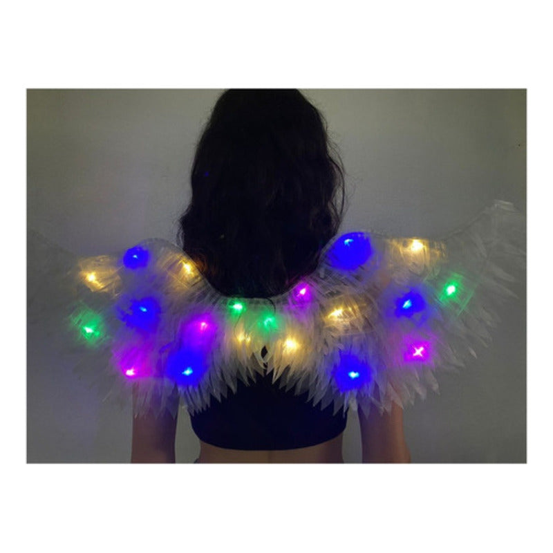 Disfraz Alas Hada Mariposa Con Luz Led Mujer /niña