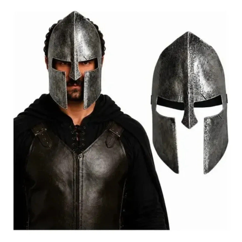 Máscara De Gladiador Cosplay Para Adultos Plata Gladiador