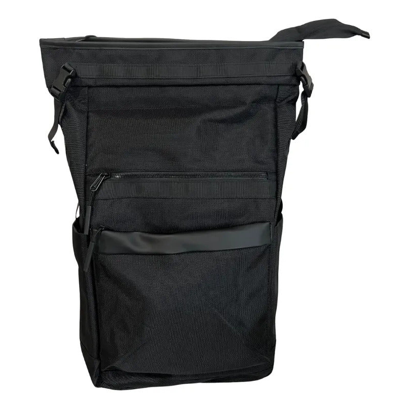 Mochila Roll Top 20l Porta Notebook Negro Liso