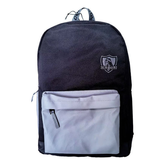 Mochila Moose Colo Colo De 16 L, Negra, Para Notebook Negro Liso