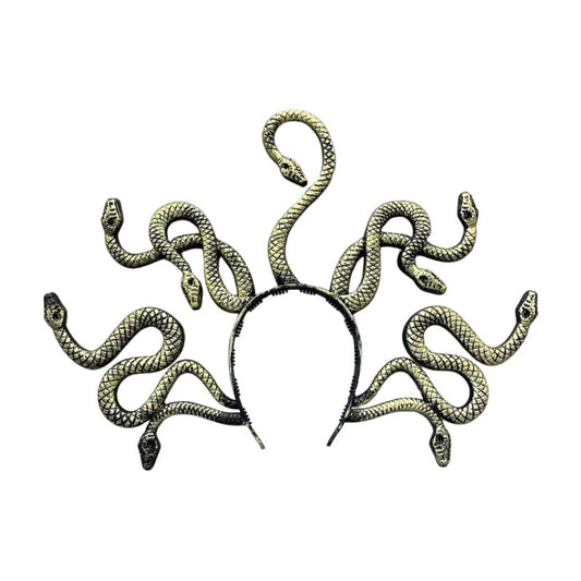 Diadema De Serpiente Medusa Mitologia Griega Halloween Color