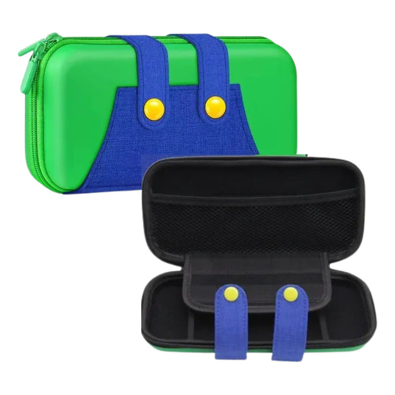 Estuche Protector Mario Luigi Compatible N Switch 2 Verde-luigi