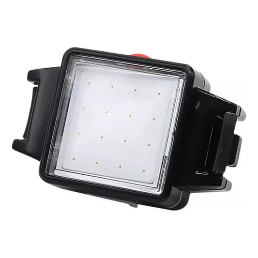 Luz Led Bicicleta Usb Trasera Cuadrada Negro